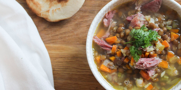 Ham Hock & Lentil Soup