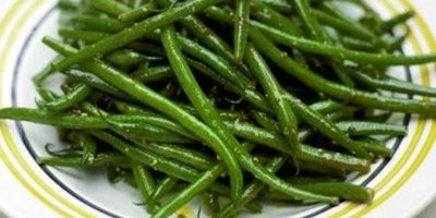 Lemony green beans