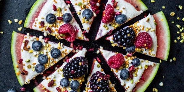 Watermelon Fruit Pizza