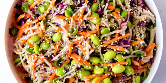 Rainbow Soba Noodle Salad