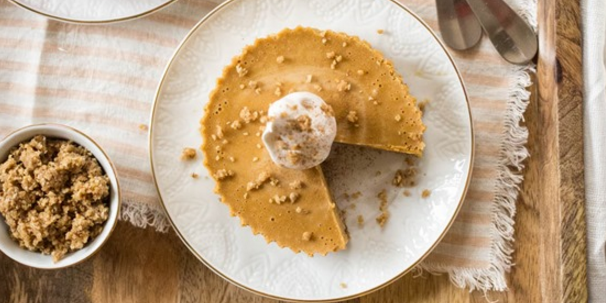 Vegan Mini Pumpkin Pie Tarts