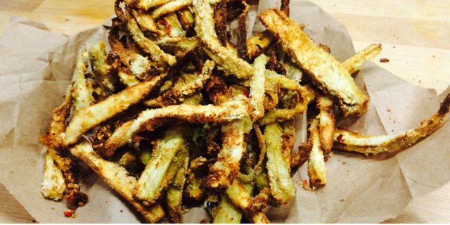 Coconut Chili Eggplant Fries