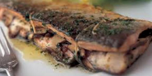 Baked Stuffed Trout