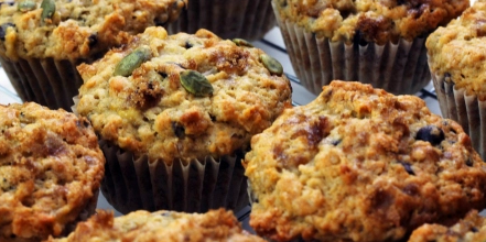 Chocolate Coconut Breakfast Muffins