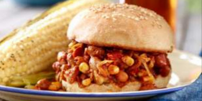 Vegetarian Pinto Bean Sloppy Joes