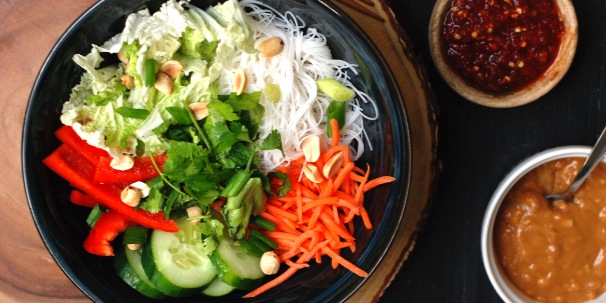 Asian Veggie & Rice Bowl