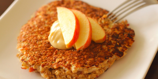 Apple Oatmeal Pancakes