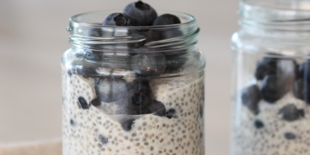Blueberry & Chia Seed Breakfast Pudding