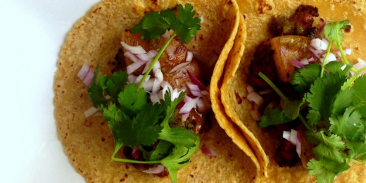 Pork Adobado Tacos with Pineapple