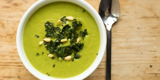 Cauliflower Kale Soup