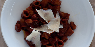 Pasta with Lima Beans & Red Wine