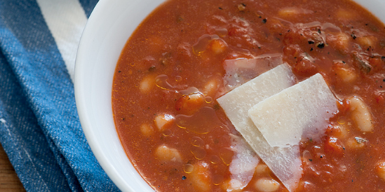 White Bean & Tomato Soup