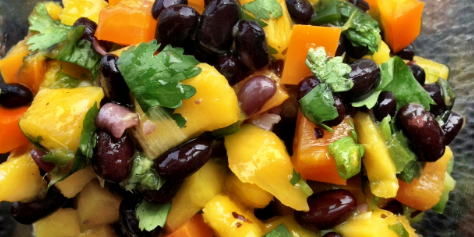 Outdoor Summer Bean & Mango Salad