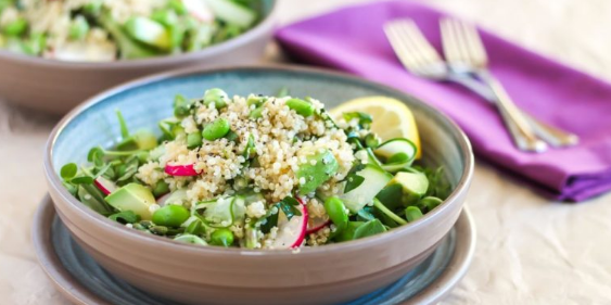 Spring Pea Quinoa Salad