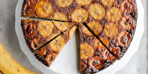 Paleo Banana Upside Down Cake