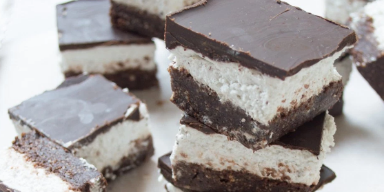 No-Bake Vegan Vanilla Bean Chocolate Bars