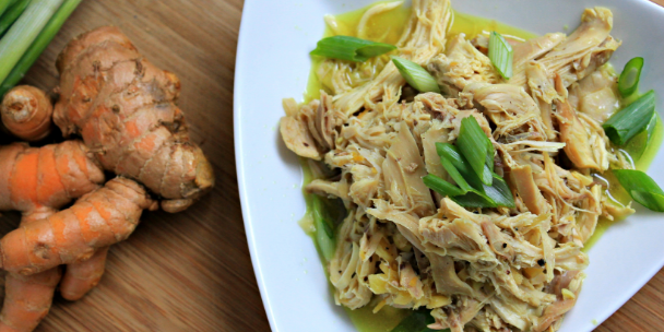 Slow Cooker Coconut Turmeric Chicken