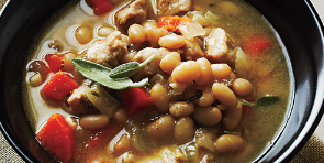 Pork & Herbed White Beans