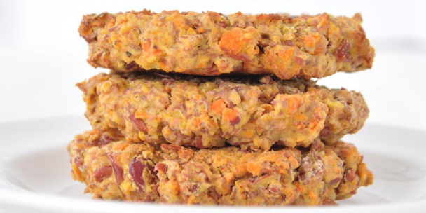 Curry Kidney Bean Veggie Burgers