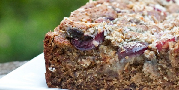 Cherry, Banana, Coconut Butter  Bread