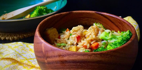 10-Minute Vegan and Gluten Free Rice for One