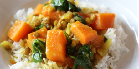 Sweet Potato Lentil Curry