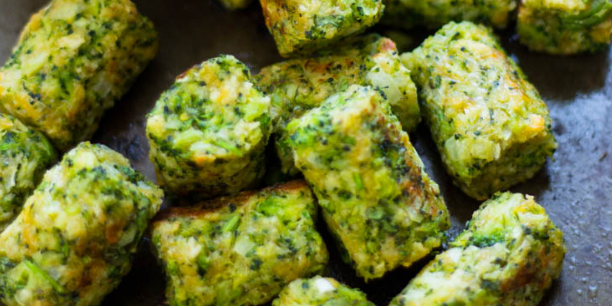 Healthy Baked Broccoli Tots