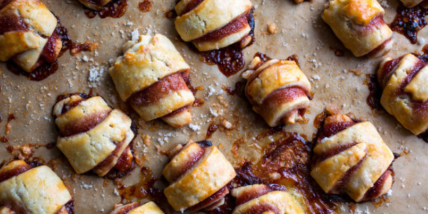 Raspberry Rose Rugelach