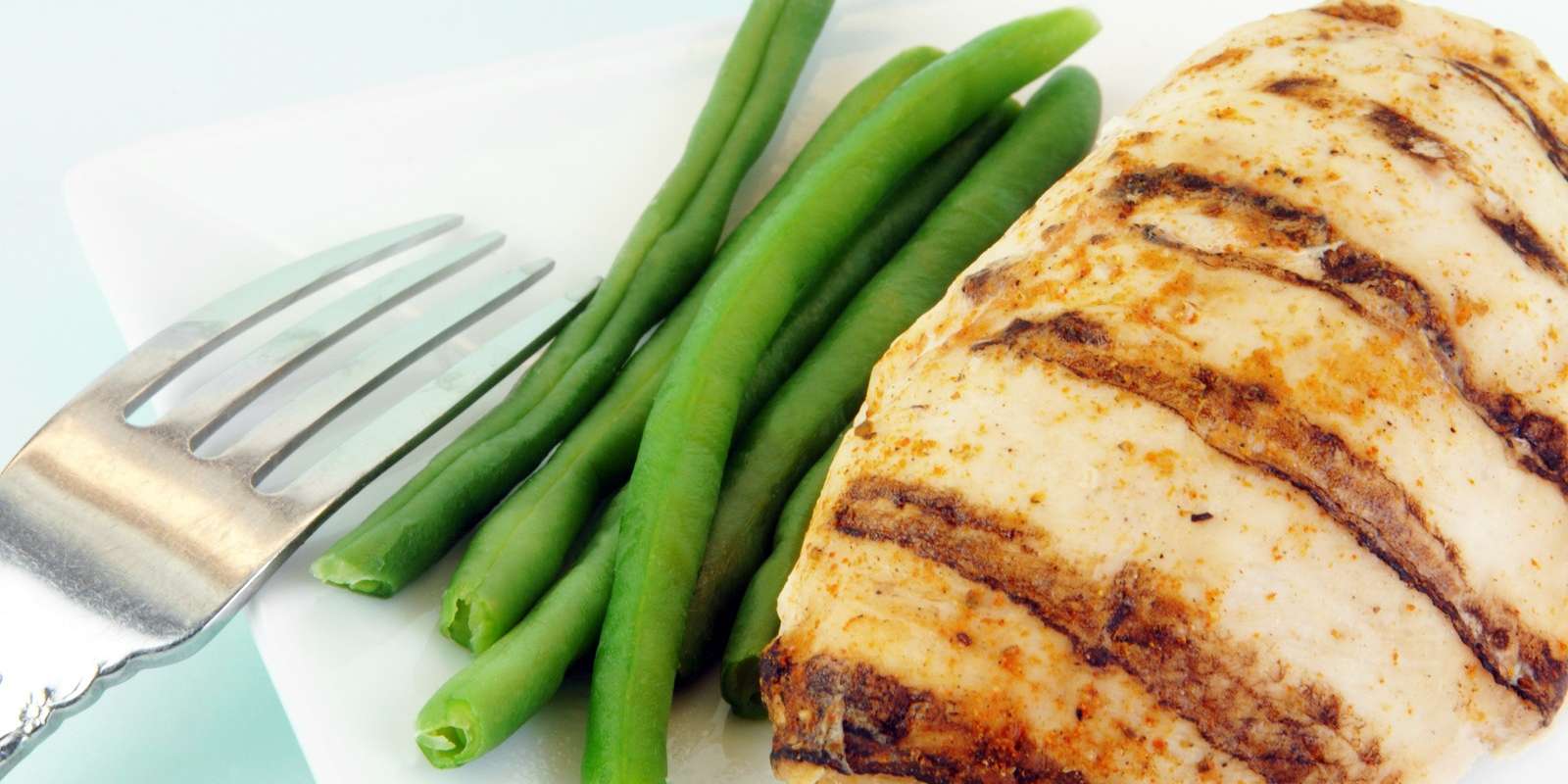 Grilled Chicken with Green Beans