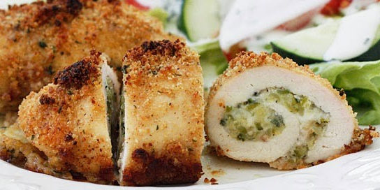 Chicken Rollatini Stuffed with Mozzarella Zucchini