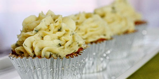 Meatloaf Cupcakes with Mashed Potato Frosting