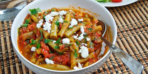 Greek Green Beans in Tomato Sauce