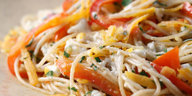 Sweet Potato & Red Pepper Pasta