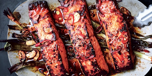 Coconut Aminos Marinated Salmon