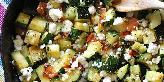 Skillet Mexican Zucchini