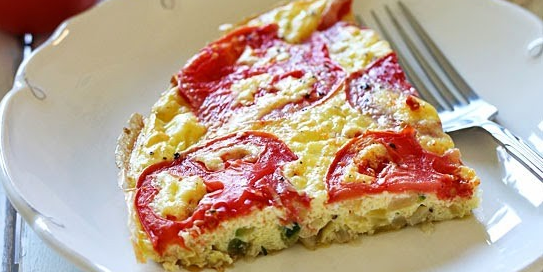 Tomato and Zucchini Frittata