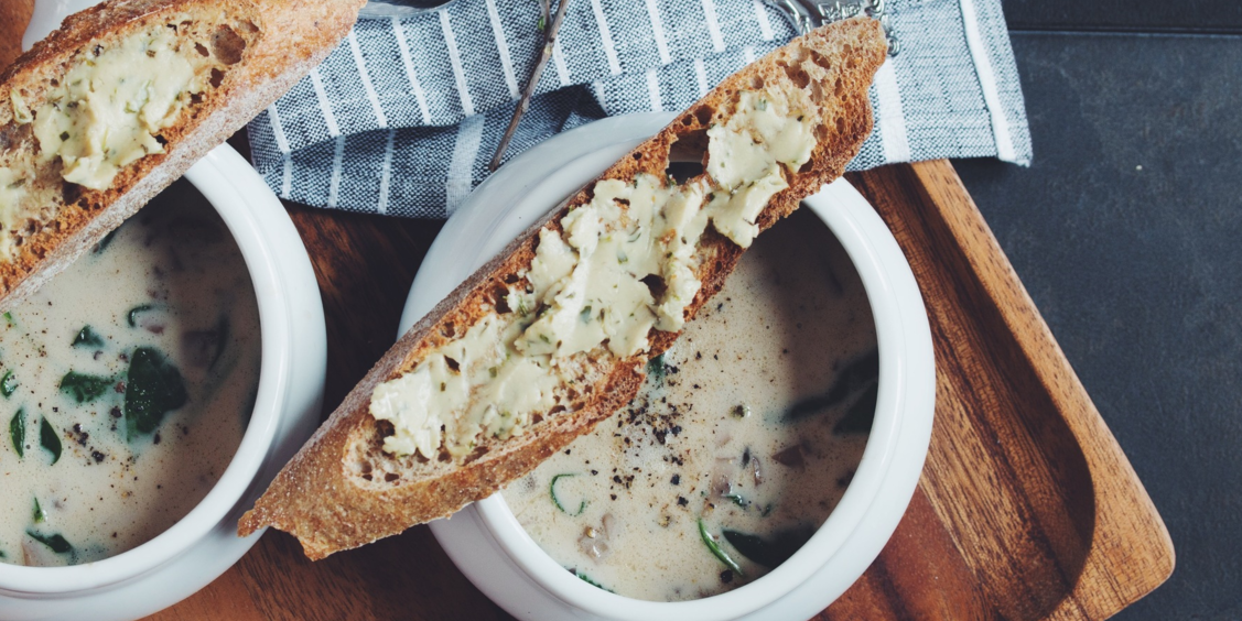 Vegan Cream of Mushroom Soup
