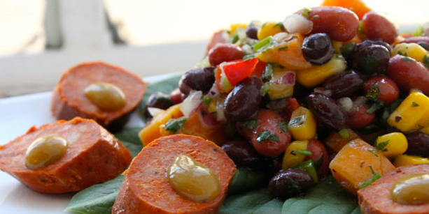 Vegetarian "Franks" & Beans