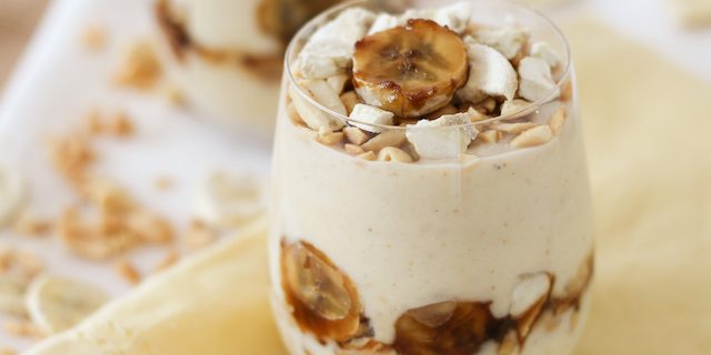 Banana Peanut Butter Protein Pudding