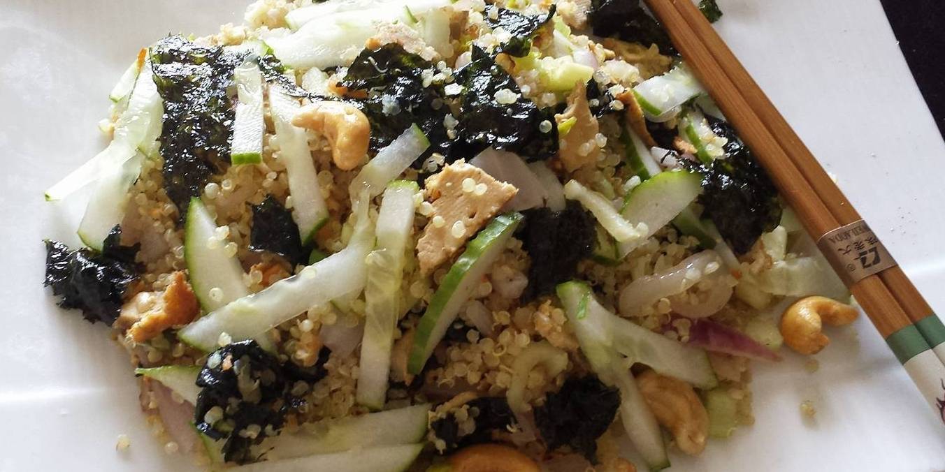 One Pot Japanese Seaweed Stirfry