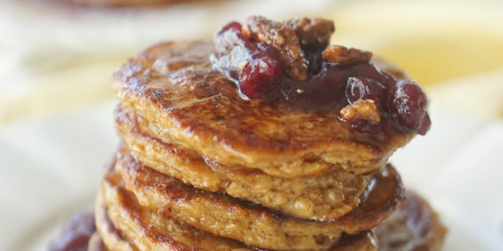 Gluten Free Pumpkin Protein Pancakes