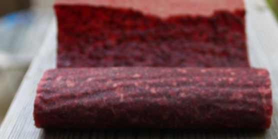 Strawberry Homemade Fruit Leather