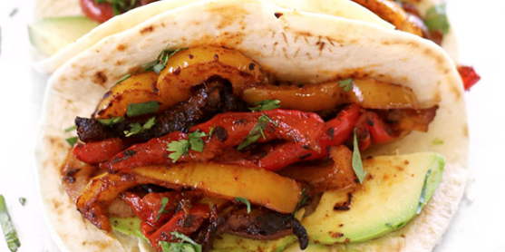 Chipotle Portobello Oven Fajitas (vegetarian)