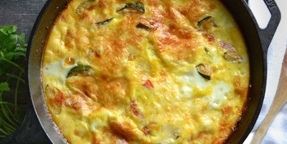 Zucchini and Corn Frittata