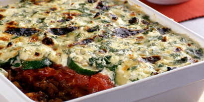 Beef & Vegetable Cheese Casserole