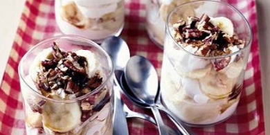 Nutty Chocolate Banana Yogurt