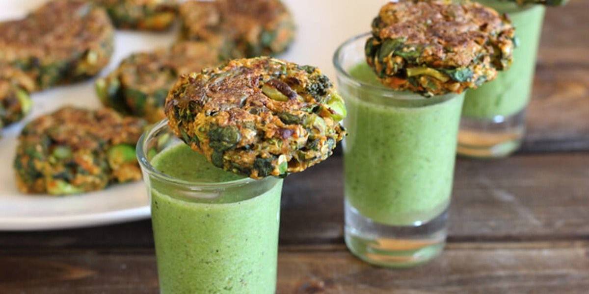 Spinach and Broccoli Patties 
