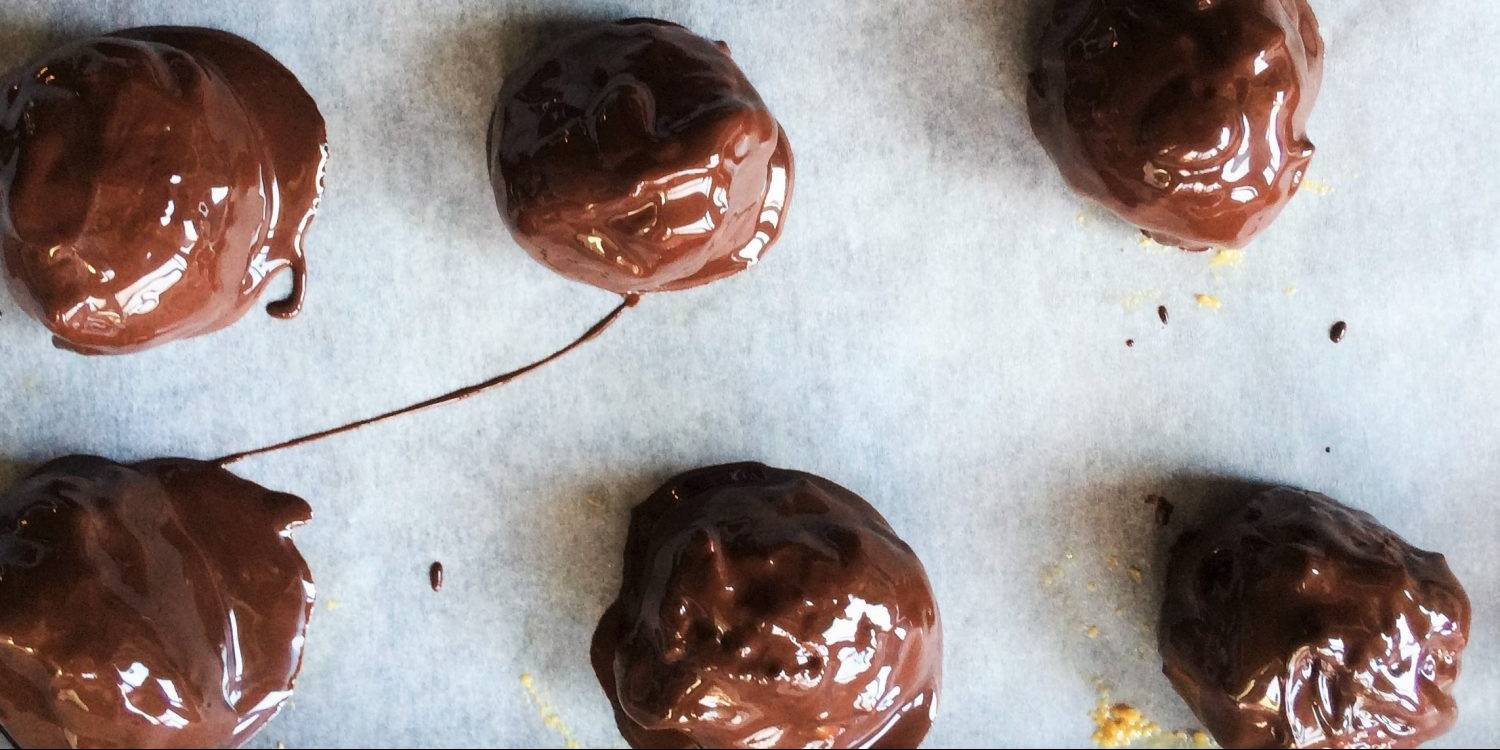 Chocolate Covered Peanut Butter Balls