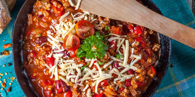Hearty Protein Packed Fall Chili