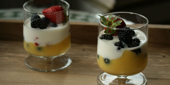 Chamomile Berry Trifle